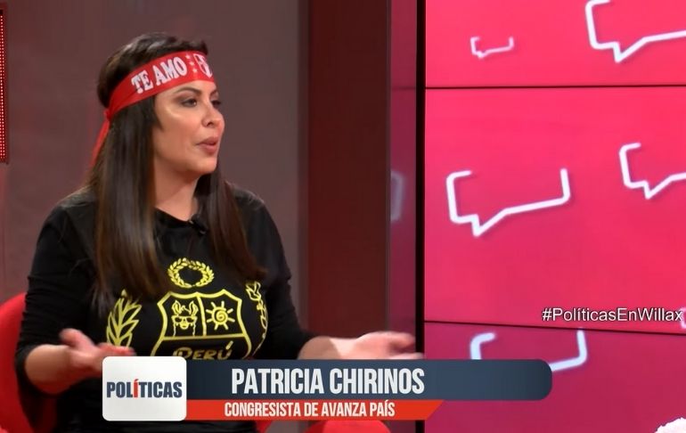 Portada: Patricia Chirinos: "Pedro Castillo va a ser el artífice de su propia vacancia" | VIDEO
