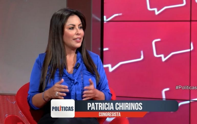 Portada: Patricia Chirinos: "Pasamos de la pequeñez de Bellido a una señora que no se pone de acuerdo con el presidente" | VIDEO