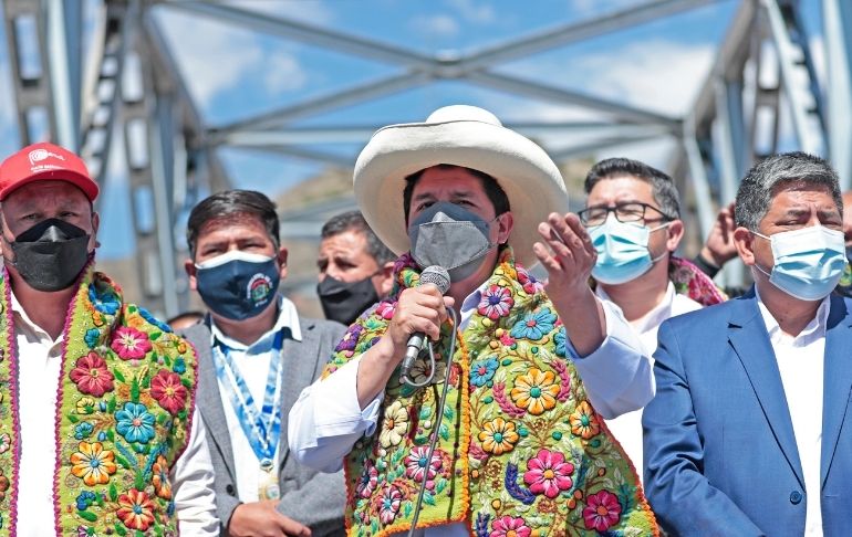 Portada: Presidente Pedro Castillo sobre Asamblea Constituyente: "Es un grito popular"