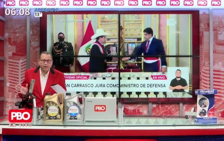 Phillip Butters sobre Juan Carrasco: "No sé qué sabe del Ministerio de Defensa"