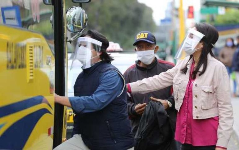 COVID-19: el uso de protector facial en el transporte público ya no es obligatorio