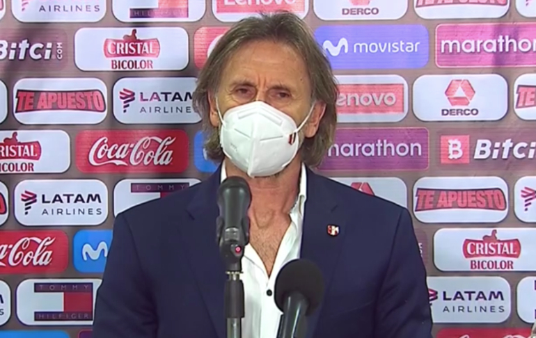 Ricardo Gareca: "Perú ha dado muestra de reacción, por eso siempre le transmito a la gente que tenga fe"