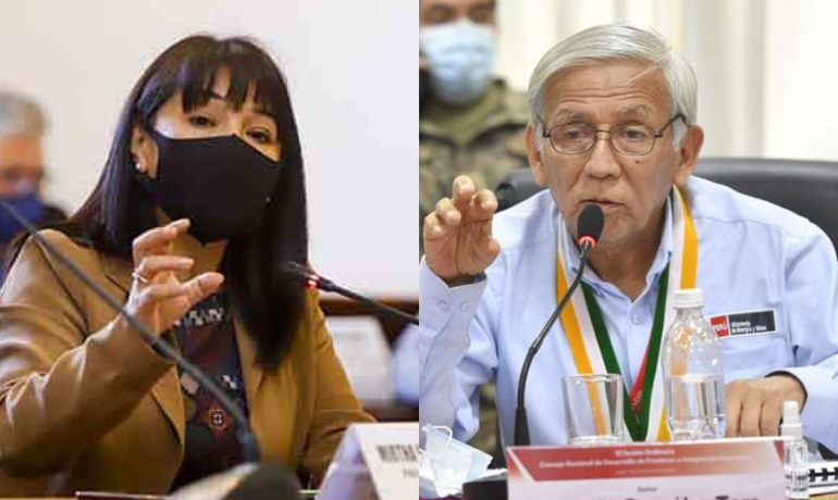 Pugna entre Mirtha Vásquez y ministro de Energía y Minas por inasistencias a comisión que ve renegociación de Camisea