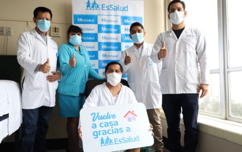 Portada: Hospital Rebagliati: Realizan por primera vez exitosa traqueoplastía a paciente con dificultad respiratoria tras cuadro severo de COVID-19