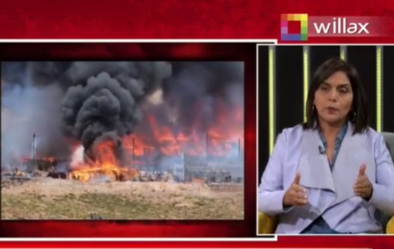 Patricia Juárez: Los incendios en campamentos mineros tienen que ser calificados como actos terroristas