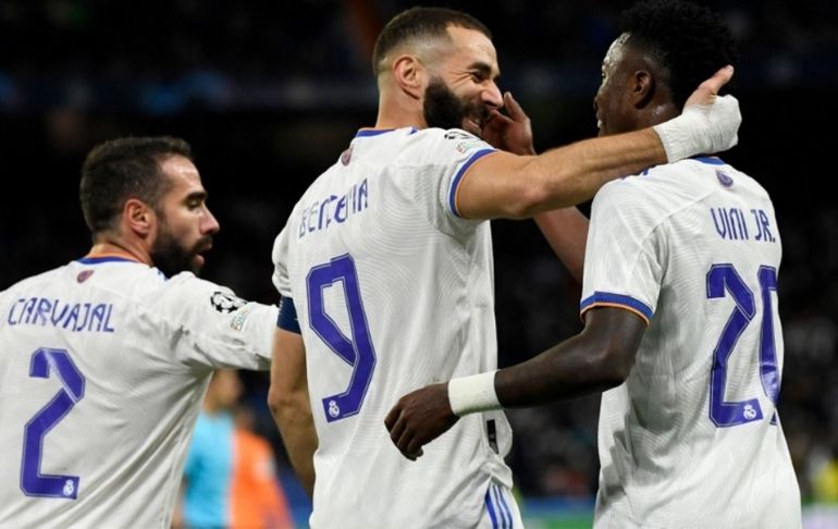 Portada: Champions League: Con un doblete de Karim Benzema, Real Madrid derrotó 2-1 al Shakhtar y se acerca a octavos [VIDEO]