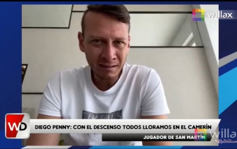 Portada: Diego Penny: Con el descenso todos lloramos en el camarín