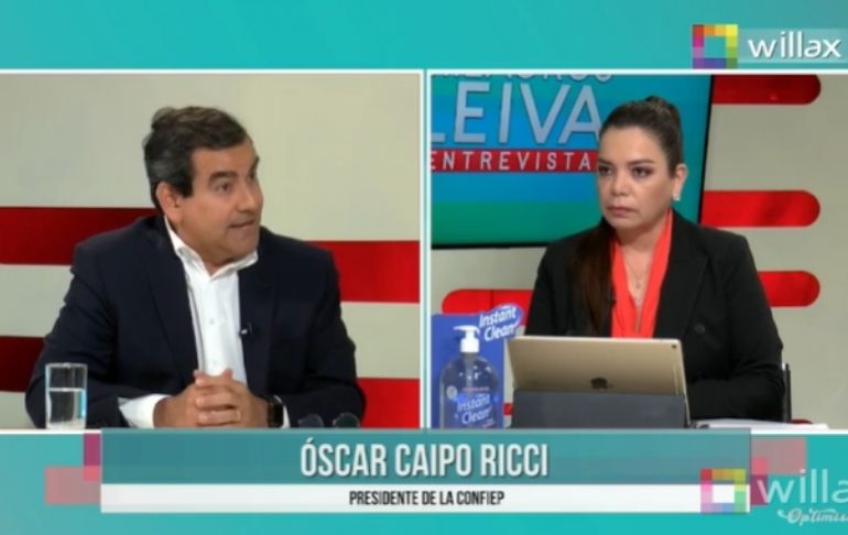 Oscar Caipo, presidente de la Confiep: Todavía hay ministros cuestionados en el Gabinete de Mirtha Vásquez