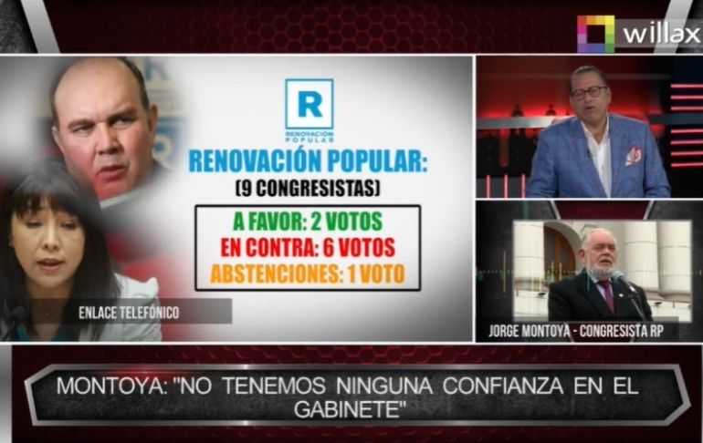 Montoya: Jorge Zeballos y Javier Padilla tienen que responder por sus votos