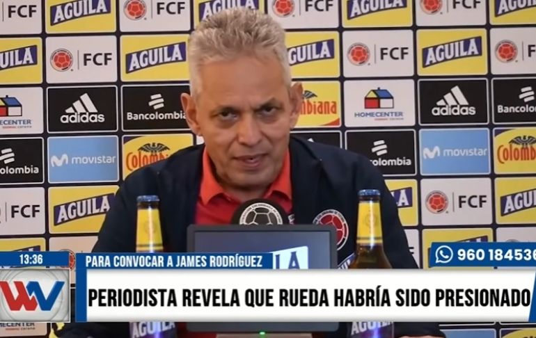 Habrían presionado a Reinaldo Rueda para convocar a James Rodríguez, según periodista colombiano