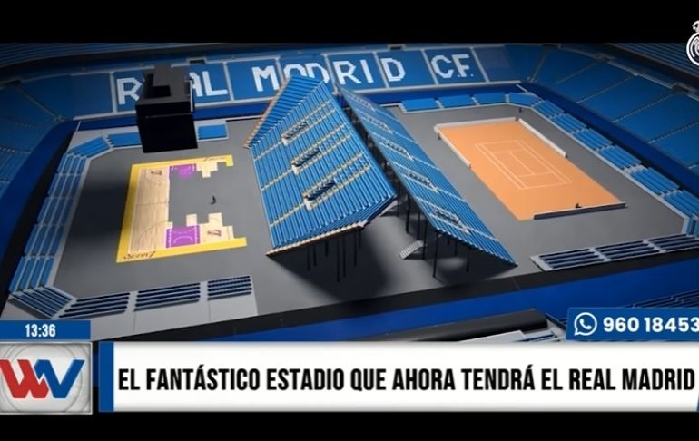Real Madrid: El nuevo Santiago Bernabéu contará con un césped que se modificará para albergar otros deportes