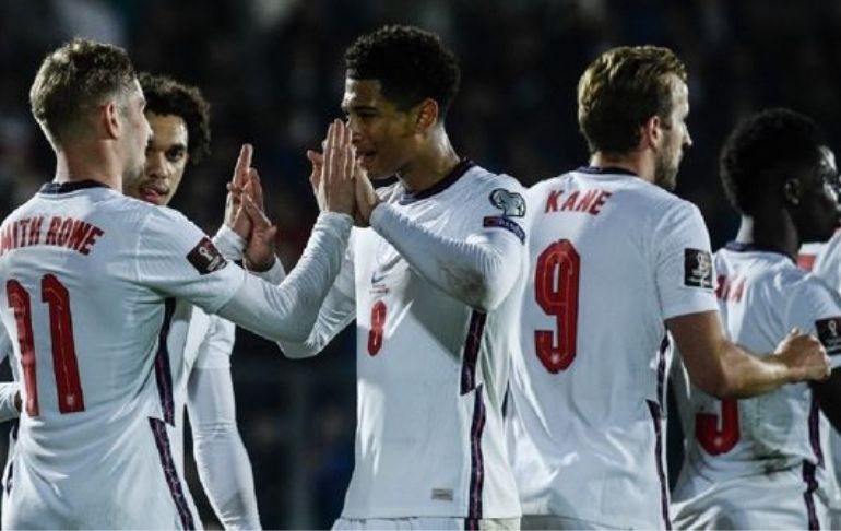 ¡GOLEADA HISTÓRICA! Inglaterra aplastó 10-0 a San Marino y clasificó al Mundial Qatar 2022