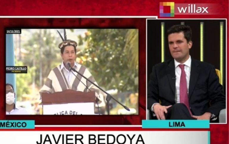 Portada: Javier Bedoya Denegri: "Yo no descartaría que el tema de la vacancia vaya tomando forma en parte con los votos de Perú Libre"