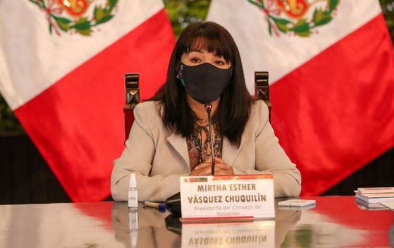 Mirtha Vásquez: Esperamos que en las próximas horas juramente el nuevo ministro de Defensa