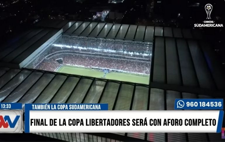 Portada: Copa Libertadores y Copa Sudamericana: Finales se jugarán con aforo completo en el estadio Centenario de Montevideo [VIDEO]