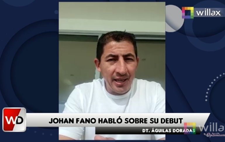 Johan Fano: "Muchos periodistas de Colombia me comparan con Lapadula"