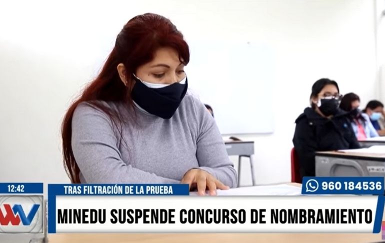 Portada: Ministerio de Educación suspendió concurso de nombramiento docente 2021 tras filtración de prueba