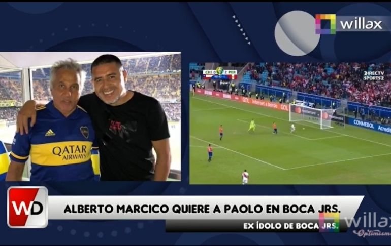 Portada: Alberto Márcico, ídolo del Xeneize: "Paolo Guerrero es un jugador hecho para Boca Juniors"