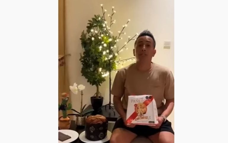 Christian Cueva emprende negocio de panetones por Navidad [VIDEO]