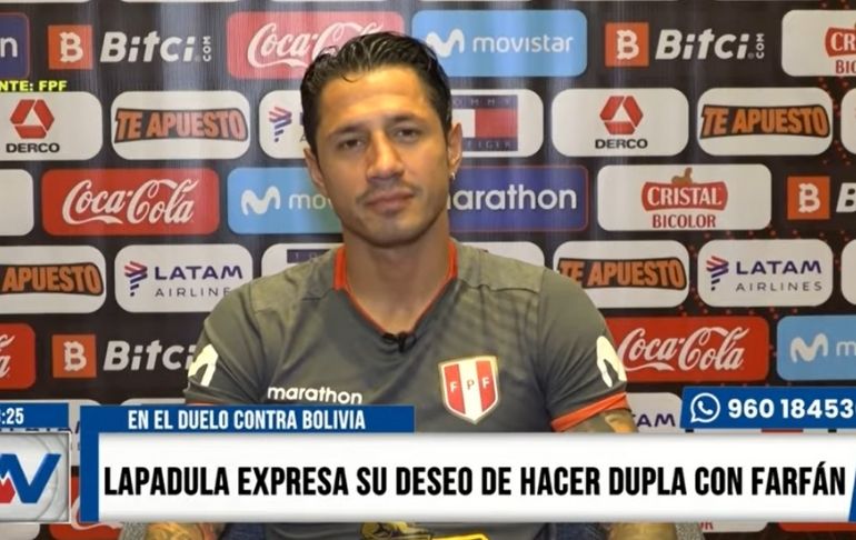 Gianluca Lapadula se ilusiona con hacer dupla con Jefferson Farfán para el partido contra Bolivia [VIDEO]