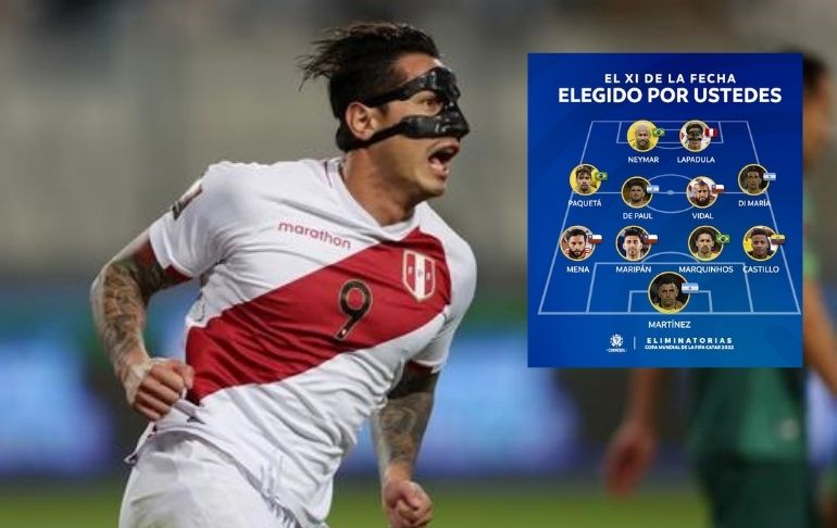 Eliminatorias Qatar 2022: Lapadula y Neymar encabezan el once ideal de la Fecha 13