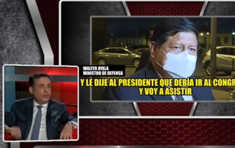 Portada: Omar Chehade: "La única salida a este entrampamiento es la vacancia por incapacidad moral de Pedro Castillo"