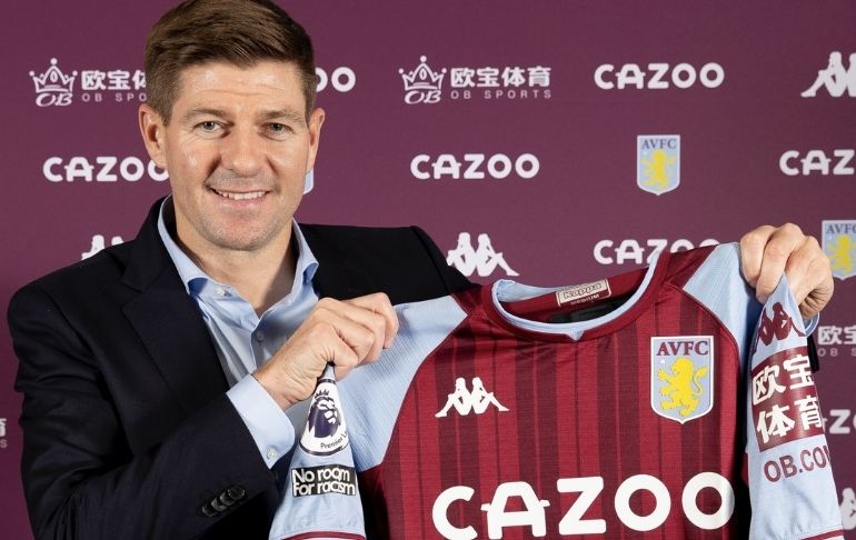 Portada: Inglaterra: Aston Villa anunció a Gerrard como su nuevo entrenador