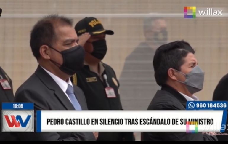 Pedro Castillo sigue en silencio tras el escándalo de su ministro Luis Barranzuela