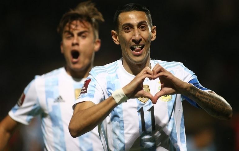 Eliminatorias Qatar 2022: Con gol de Ángel di María, Argentina venció 1-0 a Uruguay en Montevideo