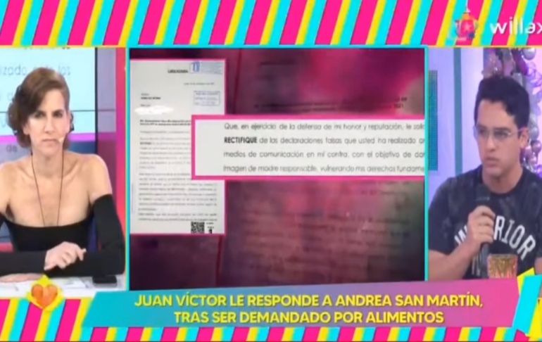 Aldo Miyashiro "fue mediador" entre Andrea San Martín y Juan Víctor