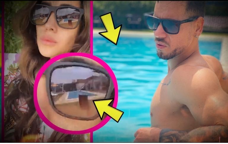 Fotos revelan que Melissa Paredes y el bailarín estuvieron juntos en una piscina