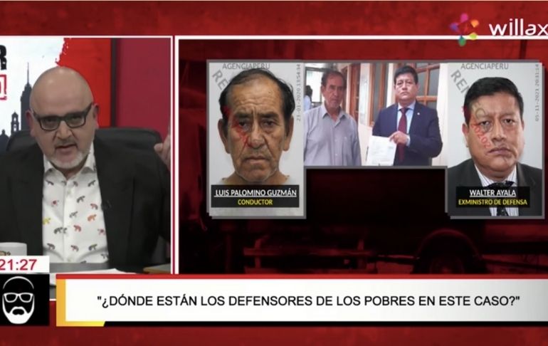 Beto Ortiz: "Walter Ayala fue el abogado del chófer del camión que produjo la masacre en Villa El Salvador"