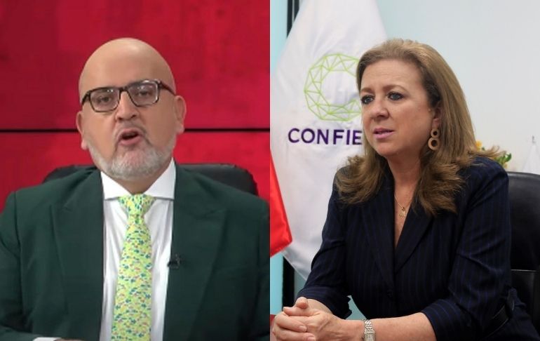 Beto Ortiz sobre expresidenta de la Confiep: "Primero alcahuetean, después lloran"