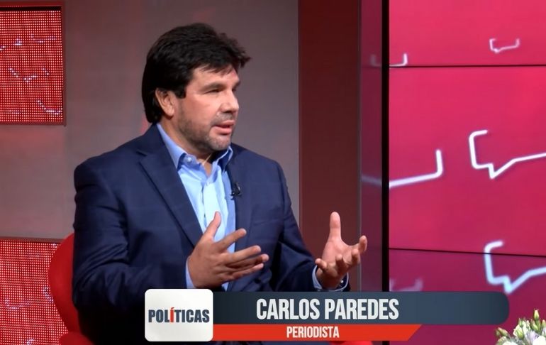 Portada: Carlos Paredes: "Hay una conexión entre Dina Boluarte y Karelim López" | VIDEO