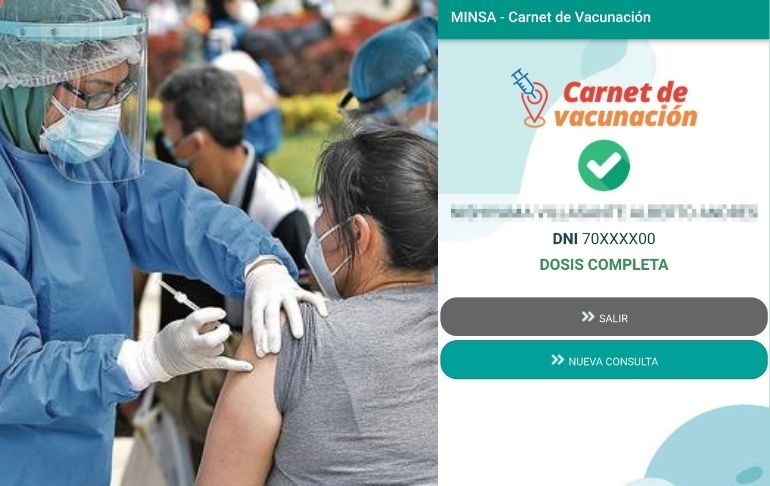 Carné de vacunación: app del Minsa ya está disponible para Android