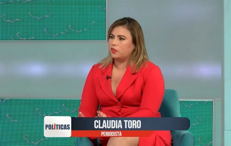Portada: Claudia Toro: "Se vocea a Roger Nájar como premier porque el apoyo de Cerrón a Castillo ha sido decisivo" | VIDEO