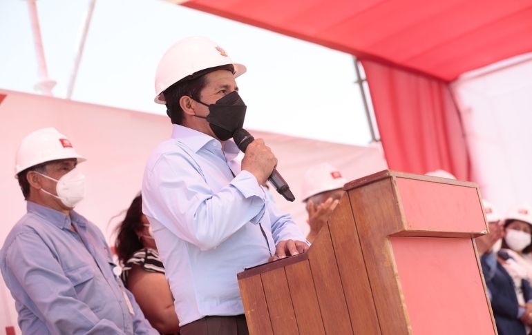 Pedro Castillo: "Hoy cambiamos la historia, abriendo paso al retorno exitoso de Petroperú y sus actividades"