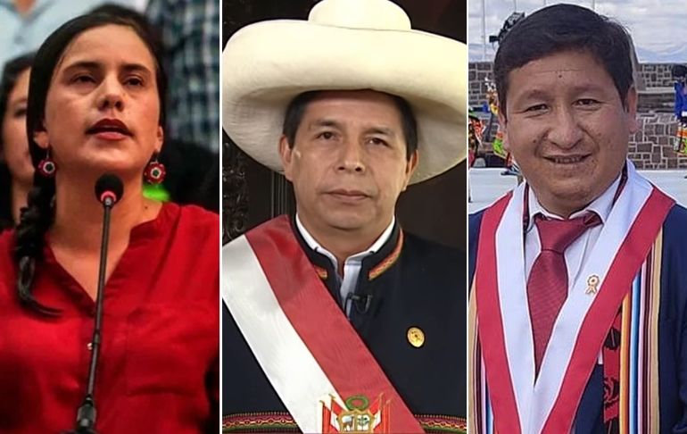 Portada: Pedro Castillo se reúne con Verónika Mendoza y Guido Bellido en Palacio de Gobierno