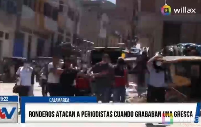 Cajamarca: Ronderos atacan a periodistas cuando grababan una gresca [VIDEO]