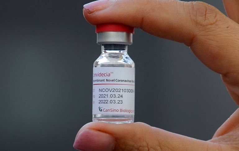 Portada: La vacuna china Convidecia es un 91,7 % efectiva frente a la covid grave, según The Lancet