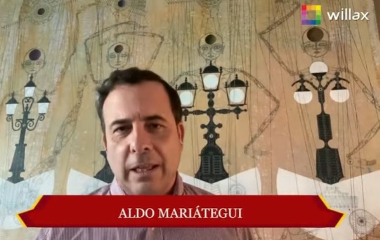 Aldo Mariátegui tras designación de Rosendo Serna: "Han metido otro comunista en el Ministerio de Educación" 