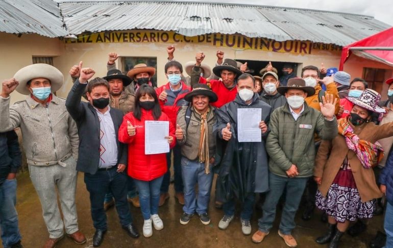 Las Bambas: Las comunidades de Chumbivilcas se comprometieron a no bloquear las vías del corredor minero