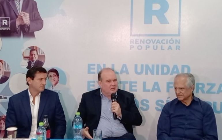 Rafael López Aliaga presentó alianza con otros partidos con miras a elecciones municipales 2022