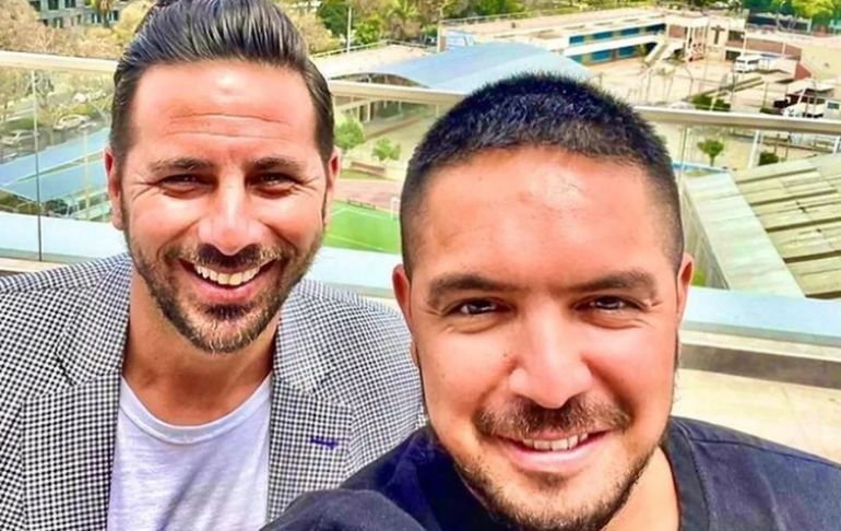 Portada: Juan Manuel Vargas se reunió con Claudio Pizarro en Lima