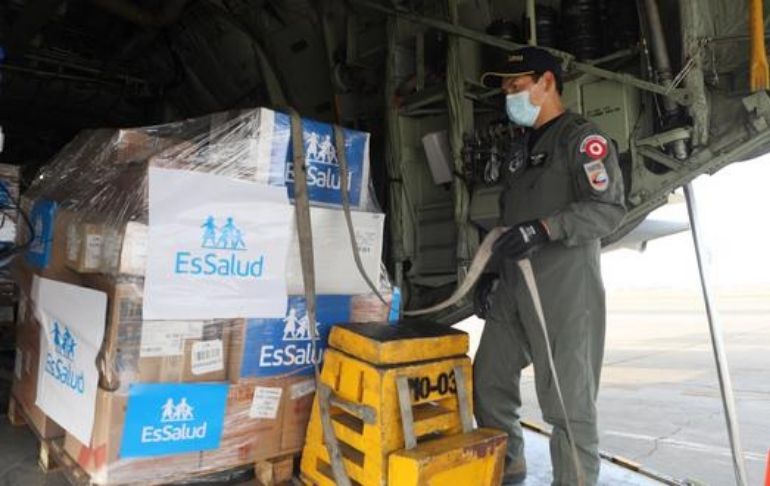 EsSalud envía tonelada y media de medicamentos para afectados por terremoto en Amazonas