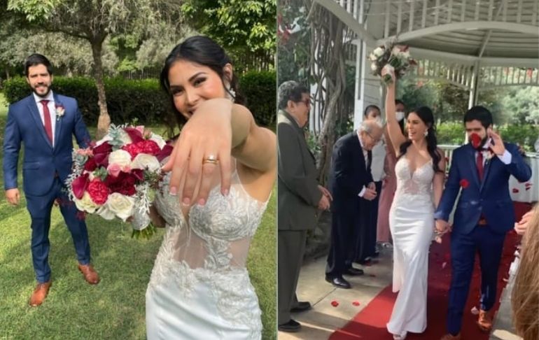 Así fue la boda de la exchica reality Fabianne Hayashida | VIDEO