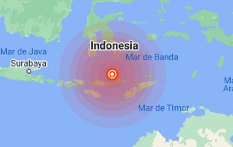 Terremoto de magnitud 7,3 sacudió Indonesia y causa alerta de tsunami