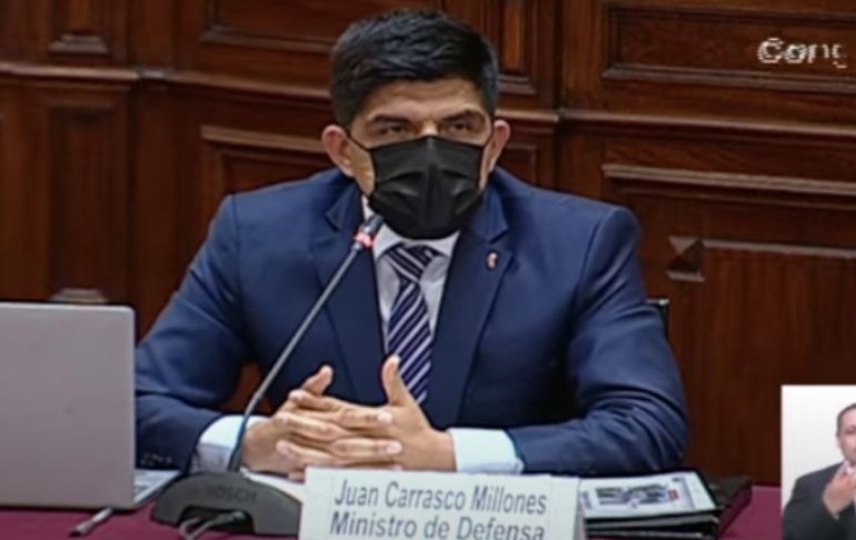 Portada: Juan Carrasco Millones retrocede y dice no haber conversado temas de Defensa con Pedro Castillo en Breña: "No me expliqué bien"