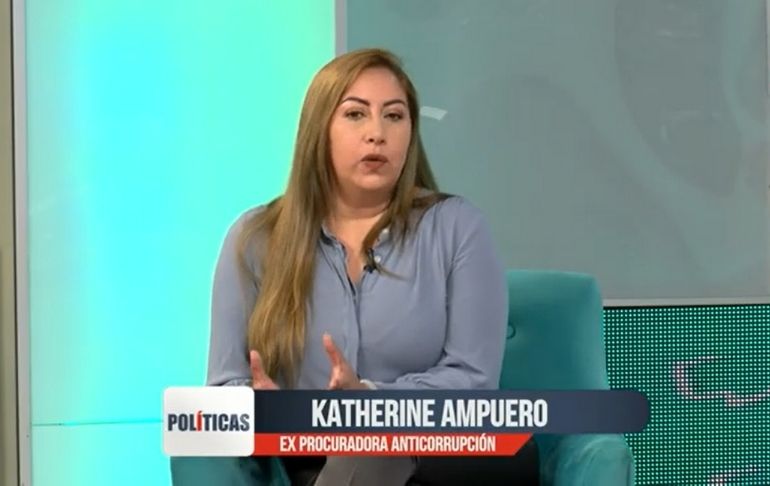 Portada: Katherine Ampuero sobre Zoraida Ávalos: "Omitió sus funciones, no abrió investigación" | VIDEO