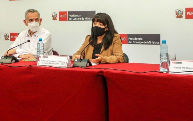 Mirtha Vásquez sobre caso Petroperú: "El presidente ha manifestado su voluntad de colaborar en estas investigaciones"